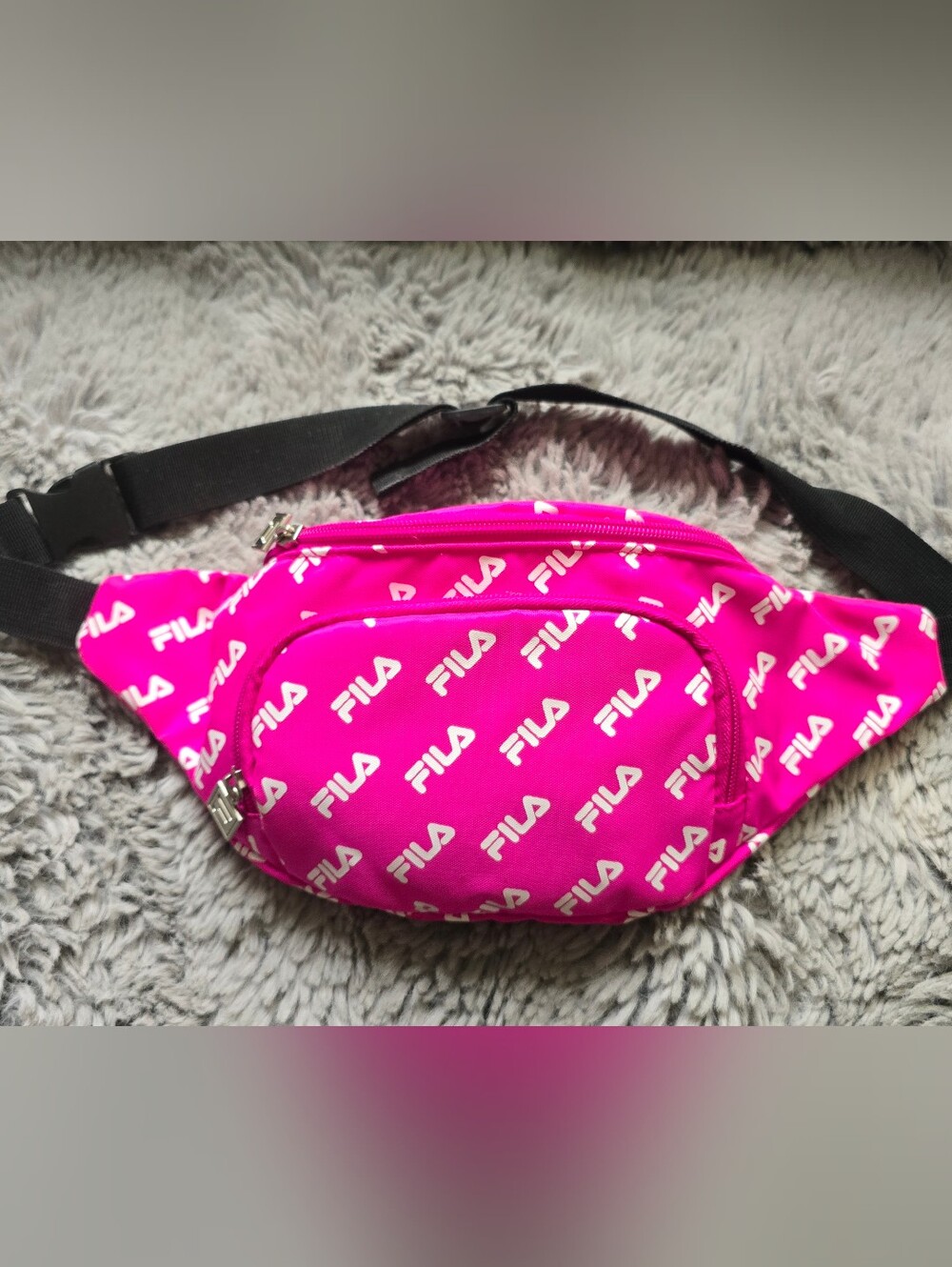 FILA Pink Logo Waist Bag